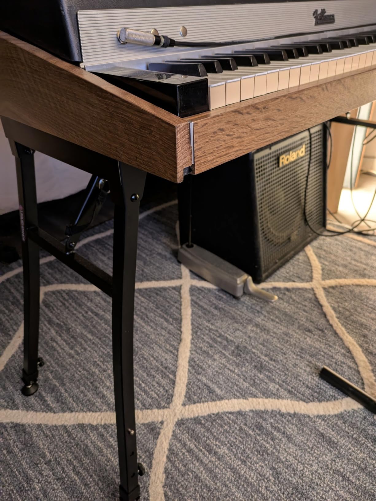 Liquid Stands Collapsible Piano Keyboard Stand - Adjustable and Portable Heavy Duty Music Stand for Kids & Adults - Fits 54-88 Key Electric Digital Pianos - Sturdy Musical Keyboard Table customer photo 2