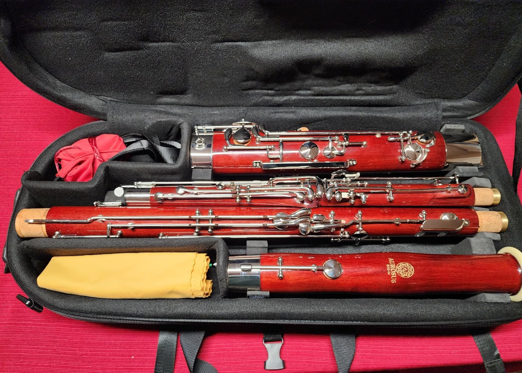 BNS-M Maple Wood Bassoon C Key Full German Key System with Nickel Plating Whisper and Lock Key Woodwind Instrument with Case Accessories for Student to Intermediate customer photo 1
