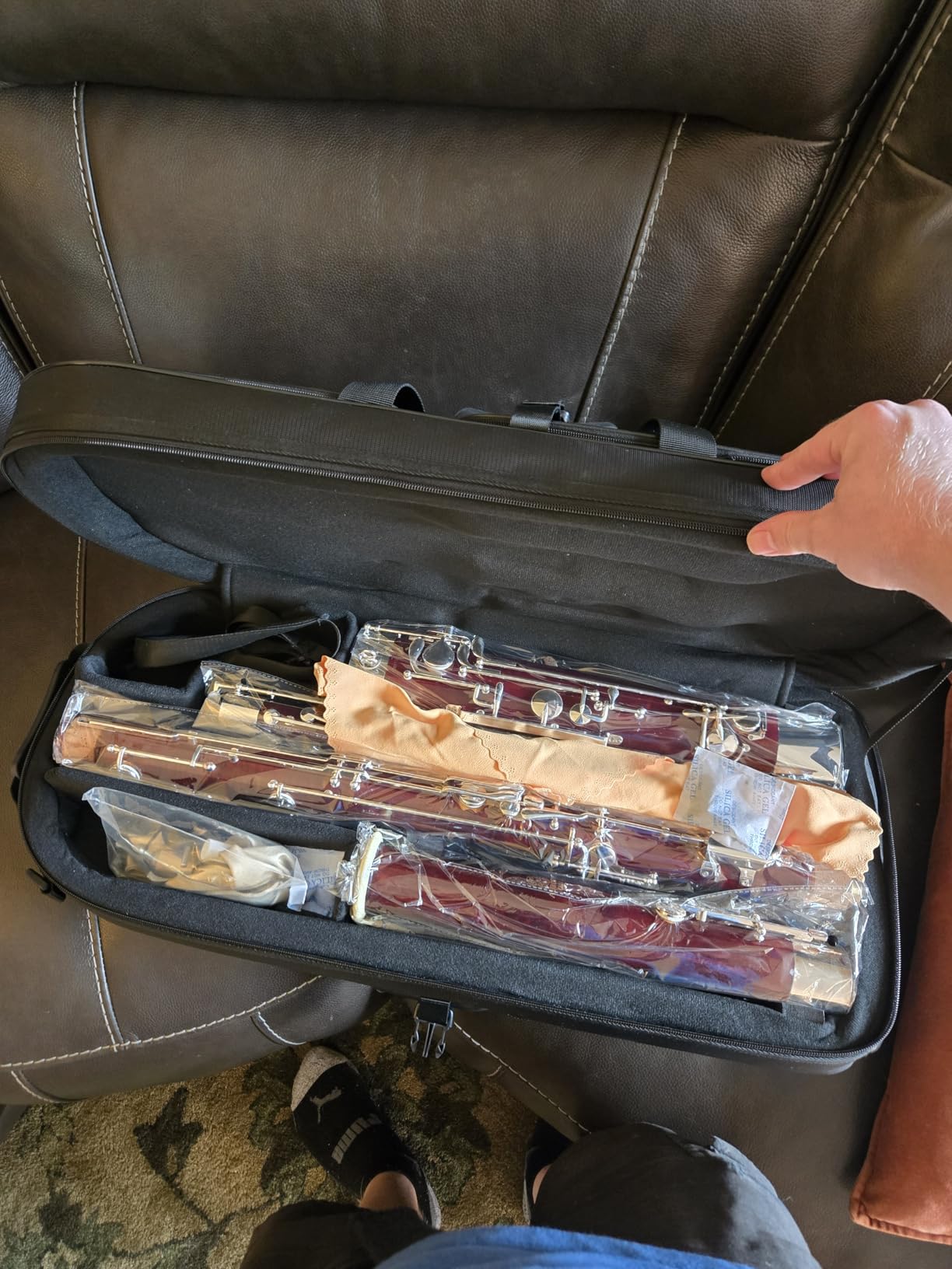 BNS-M Maple Wood Bassoon C Key Full German Key System with Nickel Plating Whisper and Lock Key Woodwind Instrument with Case Accessories for Student to Intermediate customer photo 2
