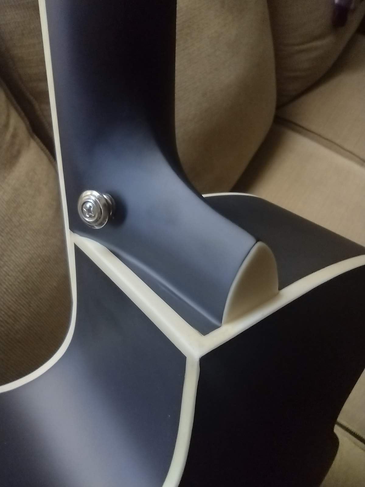TARIO Fretless 5 String Electric Acoustic Bass, Spruce Top Mahogany Back & Sides customer photo 2