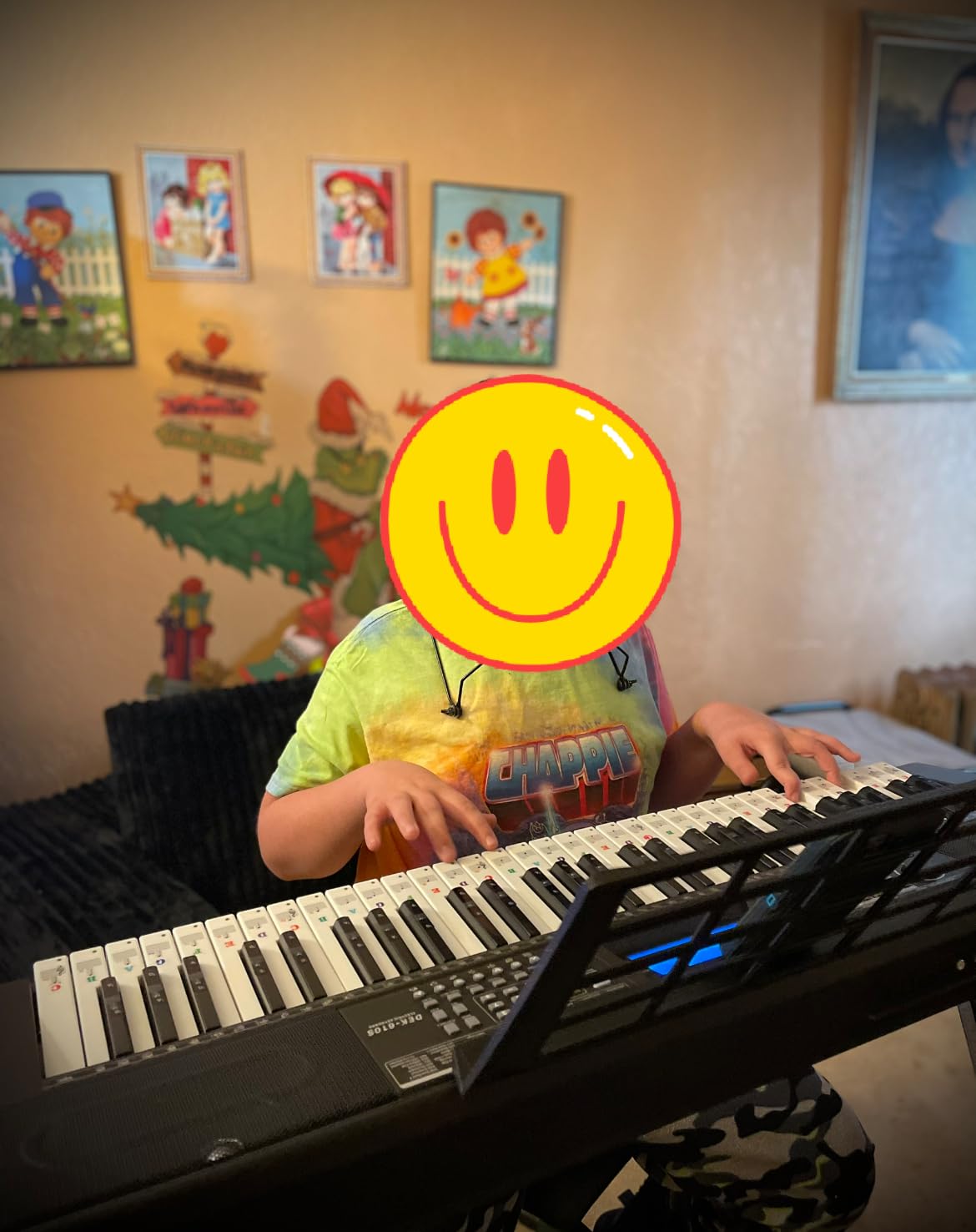 Donner 61 Key Keyboard Piano, Electric Piano Keyboard Kit with 249 Voices, 249 Rhythms - Includes Piano Stand, Stool, Microphone, Gift for Beginners, Black (DEK-610S) customer photo 2