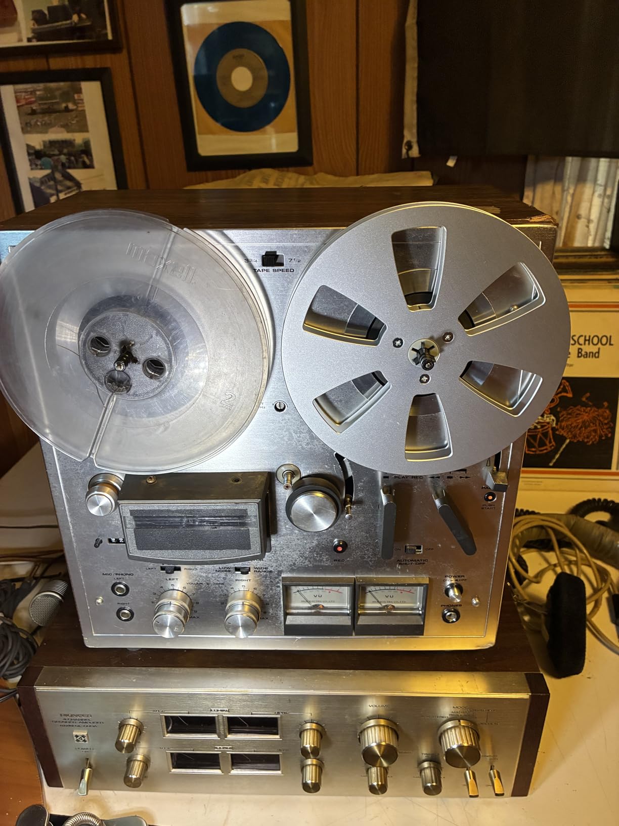 1/4 7 Inch Empty Reel for Reel to Reel Tape Recorder for Open Reel Sound Deck, Aluminum Alloy Recording Takeup Reel with 6 Hole, Replacement Opening Machine Part customer photo 2