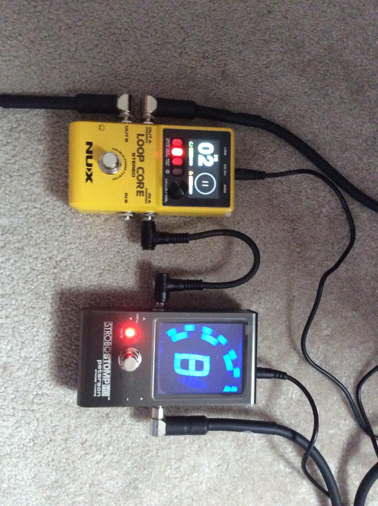 NUX Loop Core Stereo Looper Guitar Pedal, Effect Pedal for Electric Guitar, 6 Hours Record Time, Stereo Audio, MIDI Control, HD Color LCD Screen customer photo 1