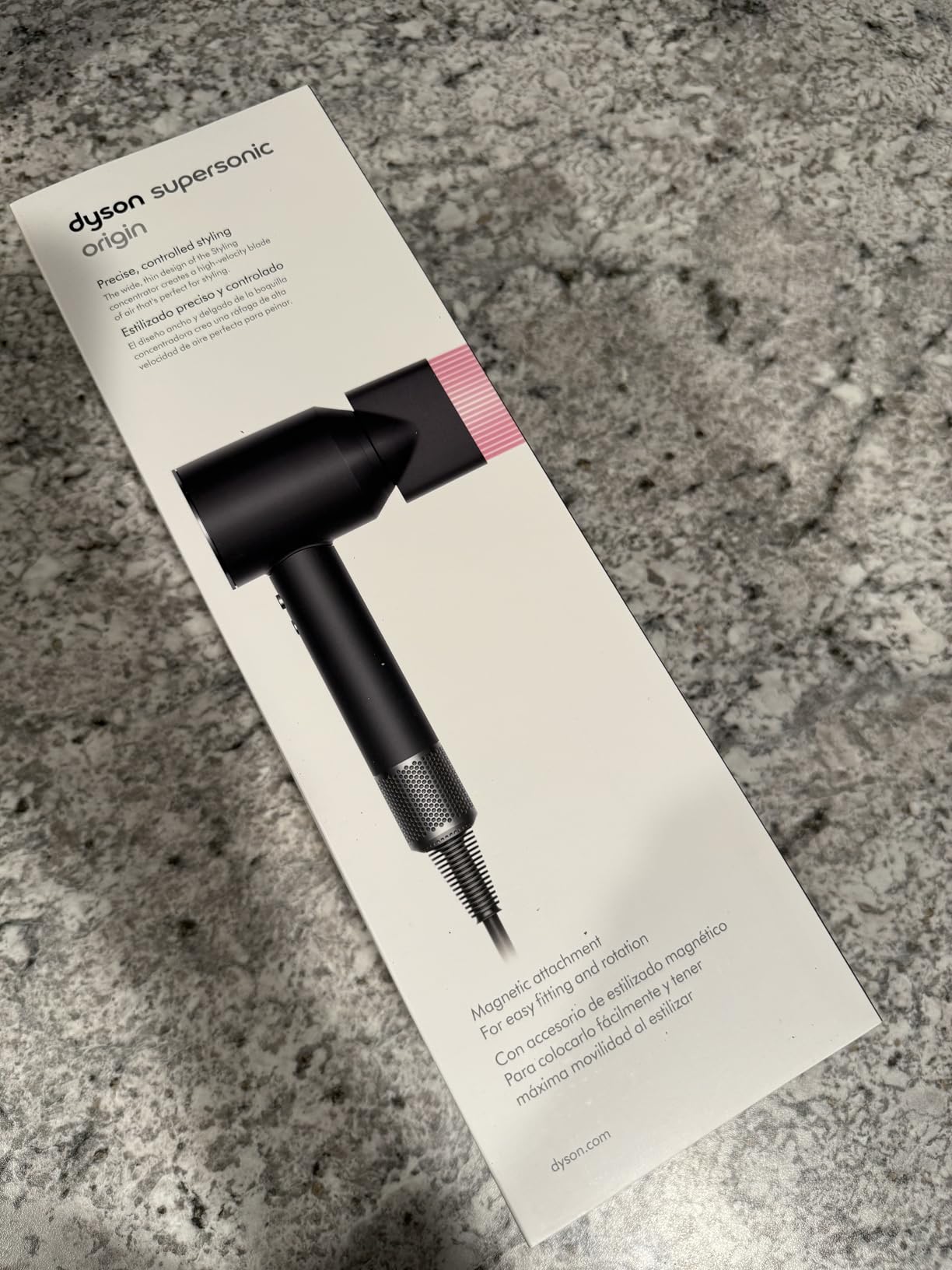 Dyson Supersonic Origin Hair Dryer, No Heat Damage, Styling Concentrator, Precision Styling Blow Dryer (Black/Nickel) customer photo 1