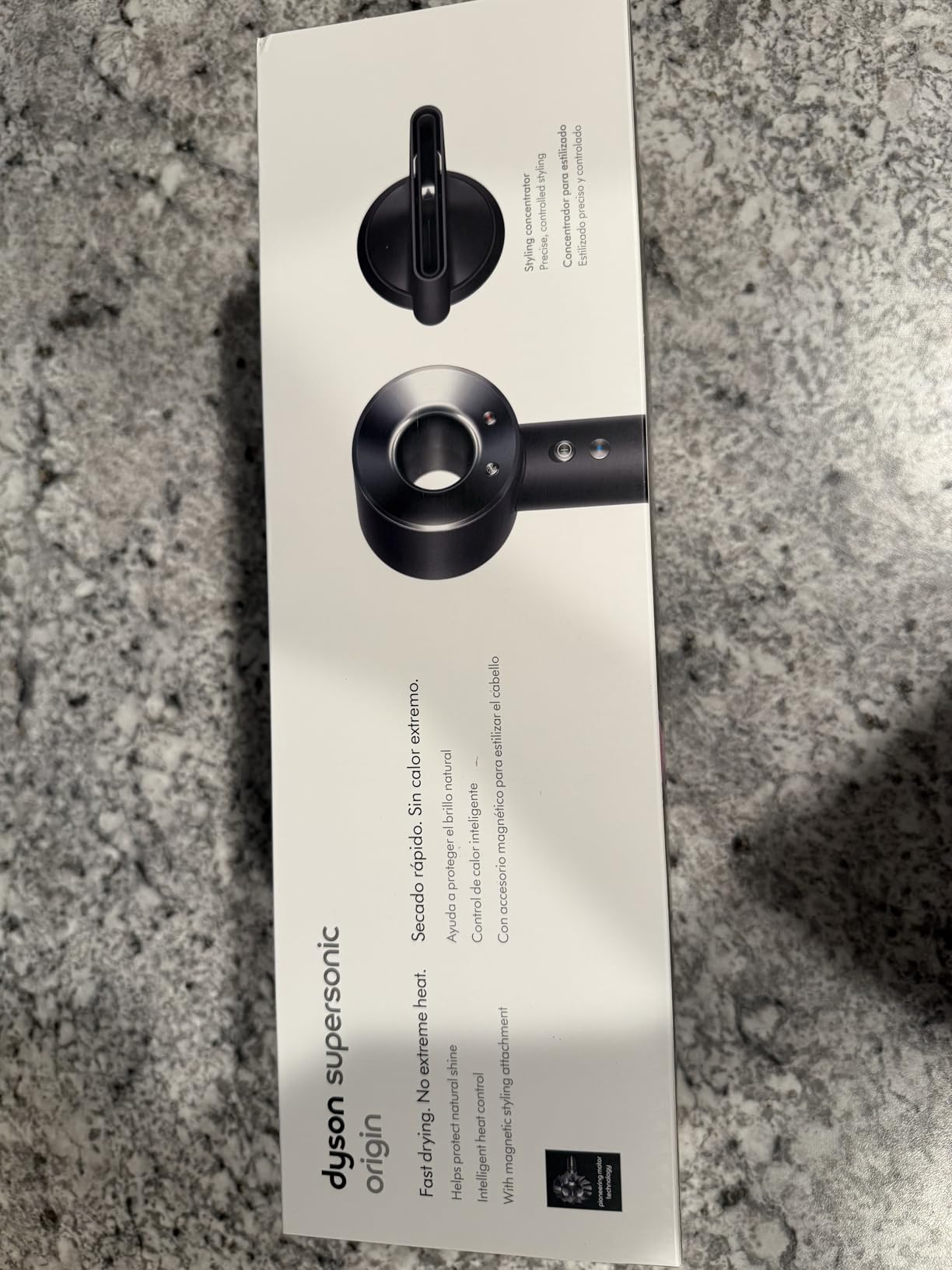 Dyson Supersonic Origin Hair Dryer, No Heat Damage, Styling Concentrator, Precision Styling Blow Dryer (Black/Nickel) customer photo 2