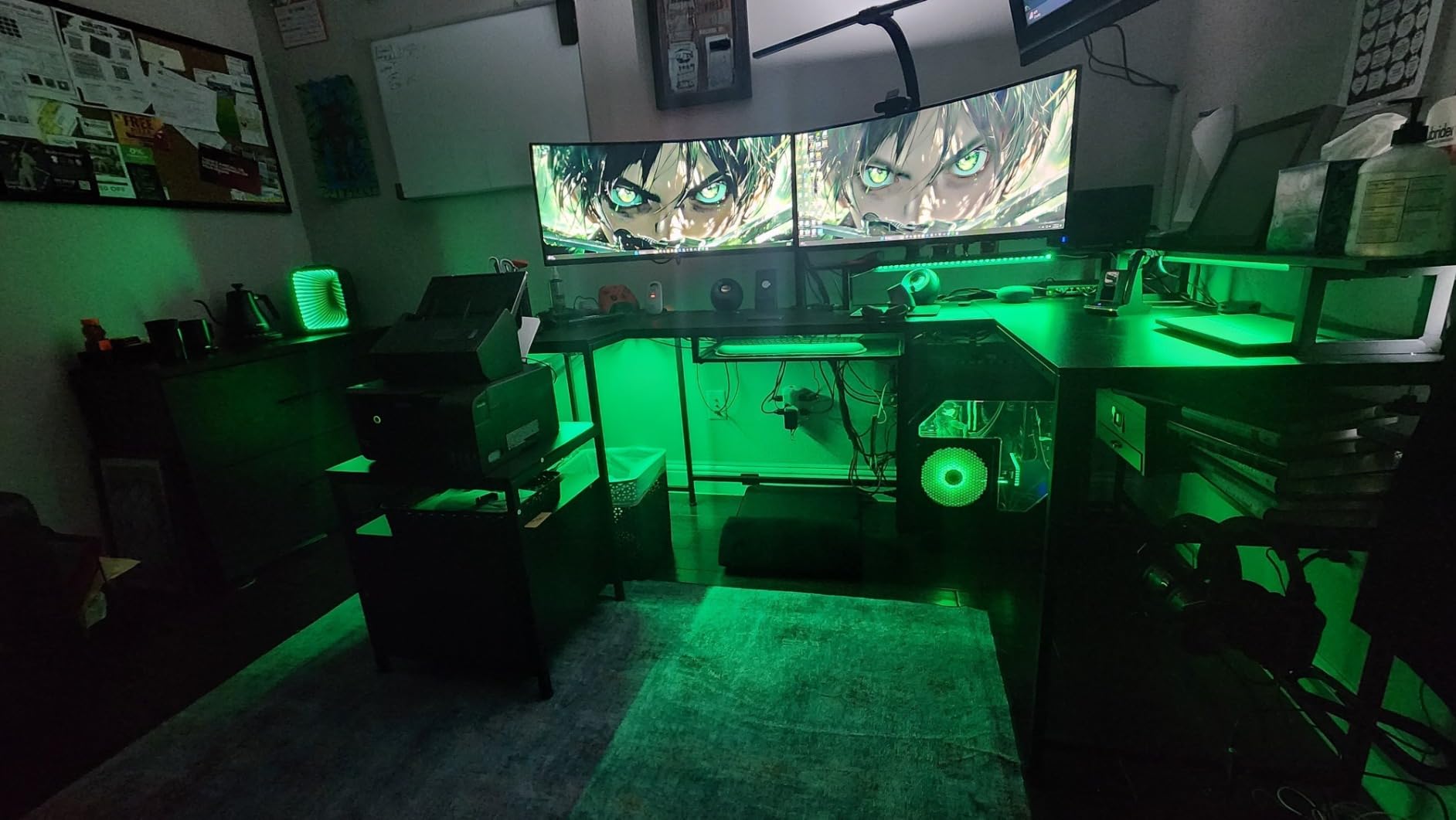 SEDETA U Shaped Desk, 101.5