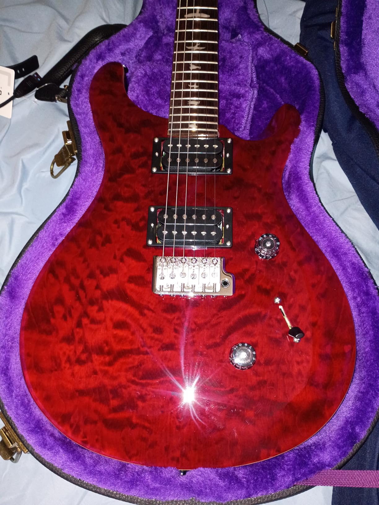 PRS SE Custom 24 Quilt Exclusive, Sapphire customer photo 1