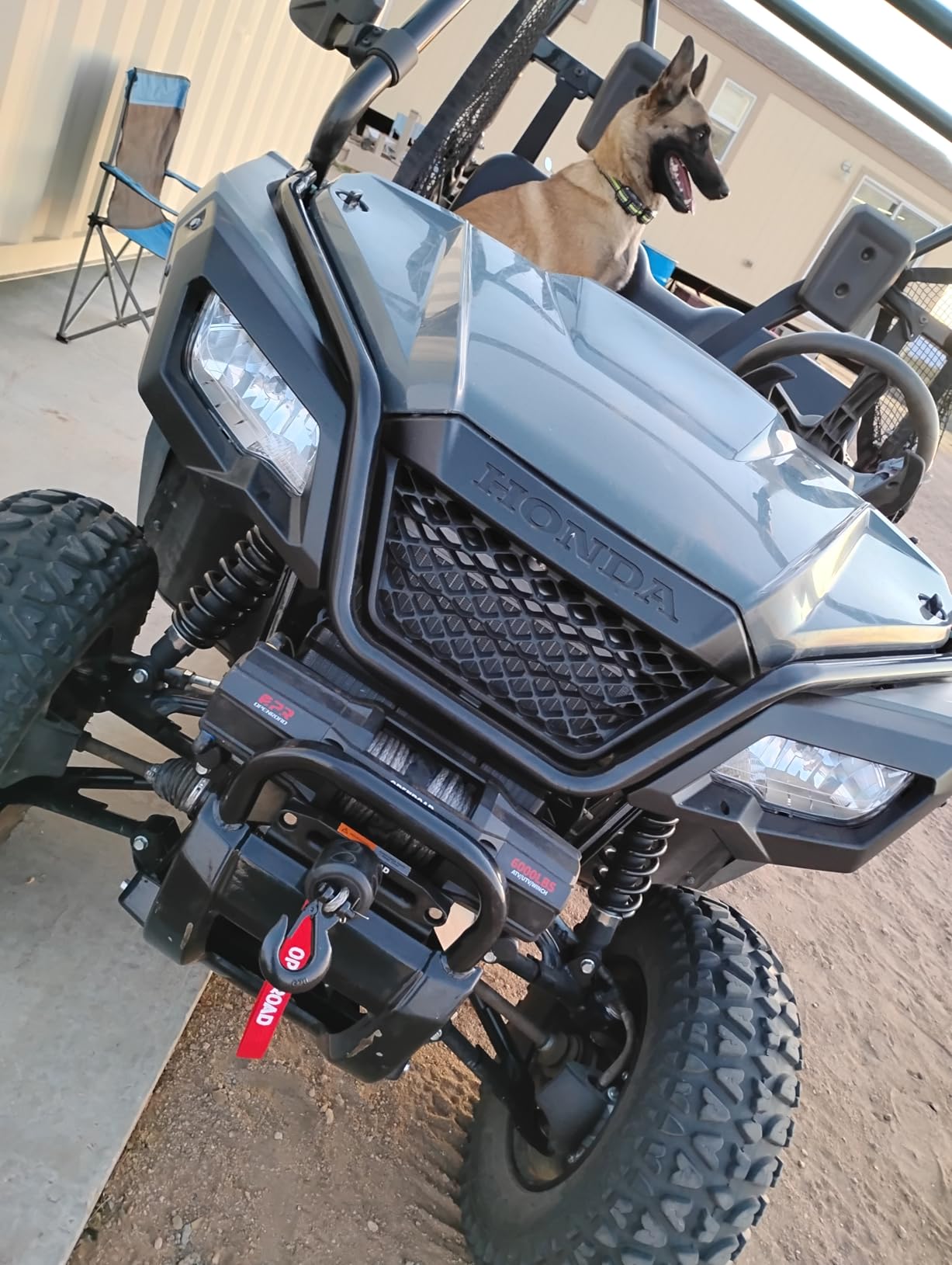 OPENROAD 6000 lbs UTV Winch, Waterproof IP67 Electric Trailer 6k Winch with 1/4