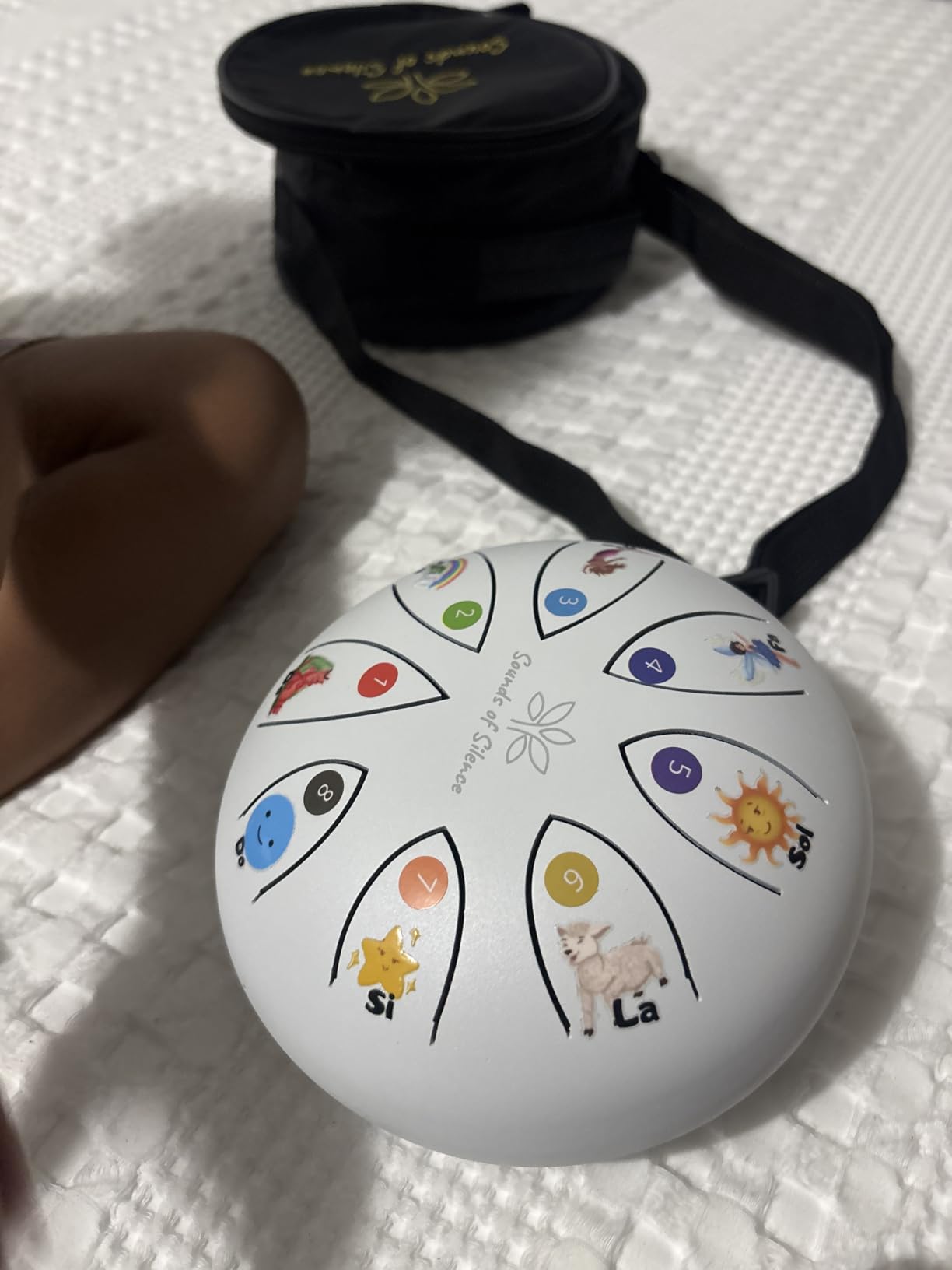 Sounds Of Silence Steel Tongue Drum - Bedtime Story and Drum - Dylan's Dream Drum Musical Gift for Children - Tongue Drum for Kids - Calming Drum, DDD-01 customer photo 1