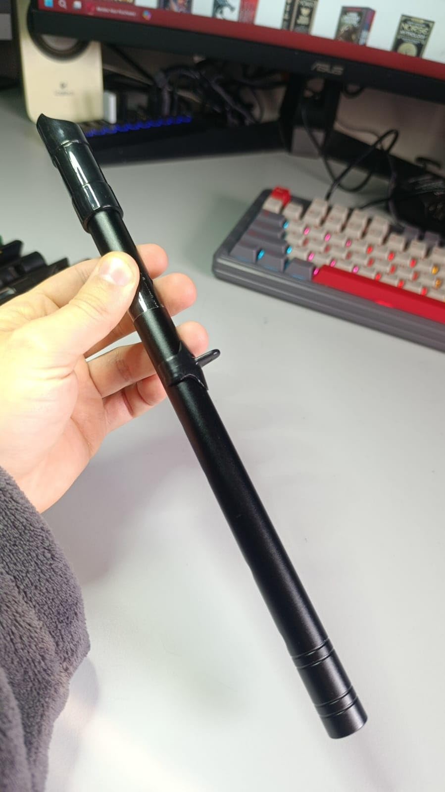 Rayzm Tin Whistle/Irish Flute, C-Key 6-Hole Aluminum Penny Whistle for Beginners (Silver) customer photo 2