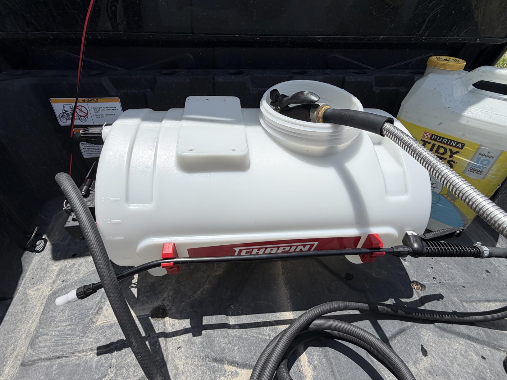 Chapin 8-Gallon ATV Spot Sprayer, 12V Pump for Easy Spraying | Chemical-resistant tank; ideal for ATV and UTV spraying, handles weed control, fertilizers and pest controls with 10ft hose customer photo 1