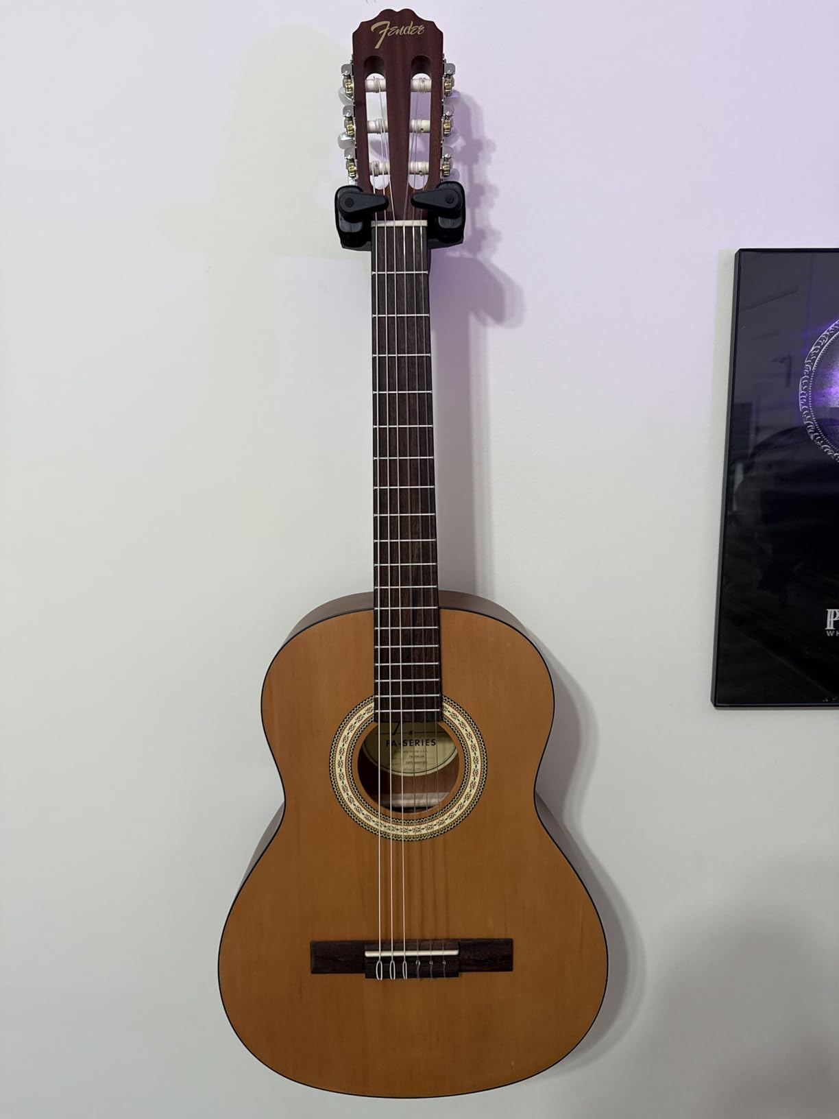 Fender FA-25N 3/4 Size Nylon String Acoustic Guitar, Beginner Guitar, with 2-Year Warranty, Perfect Beginner Guitar for Kids that is Easy on Fingers, Includes 3 Months of Free Lessons, Natural customer photo 2