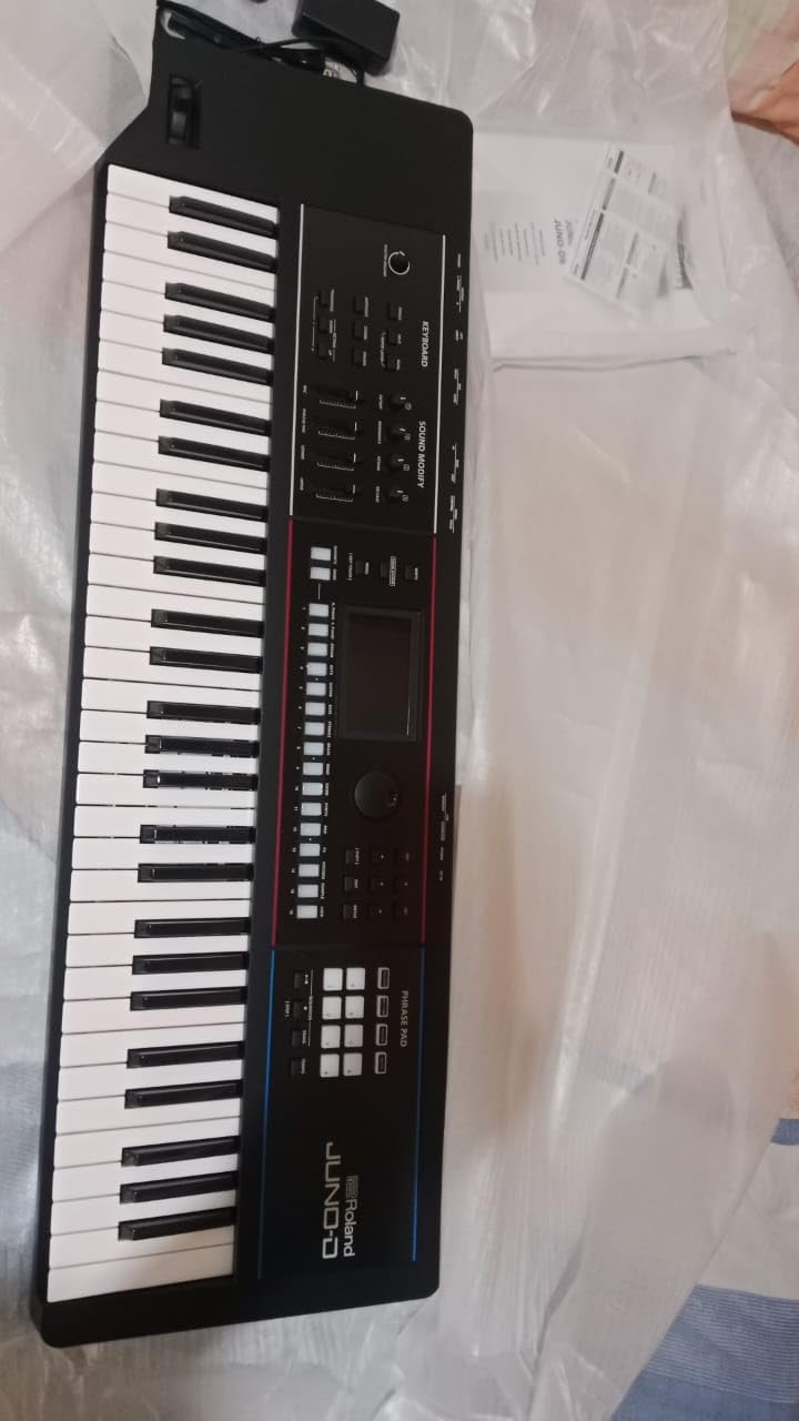 Roland JUNO-D6 Synthesizer | 61-Note Keyboard with Synth Action | ZEN-Core Engine with Over 3800 Onboard Sounds | USB-C Audio/MIDI Interface customer photo 2