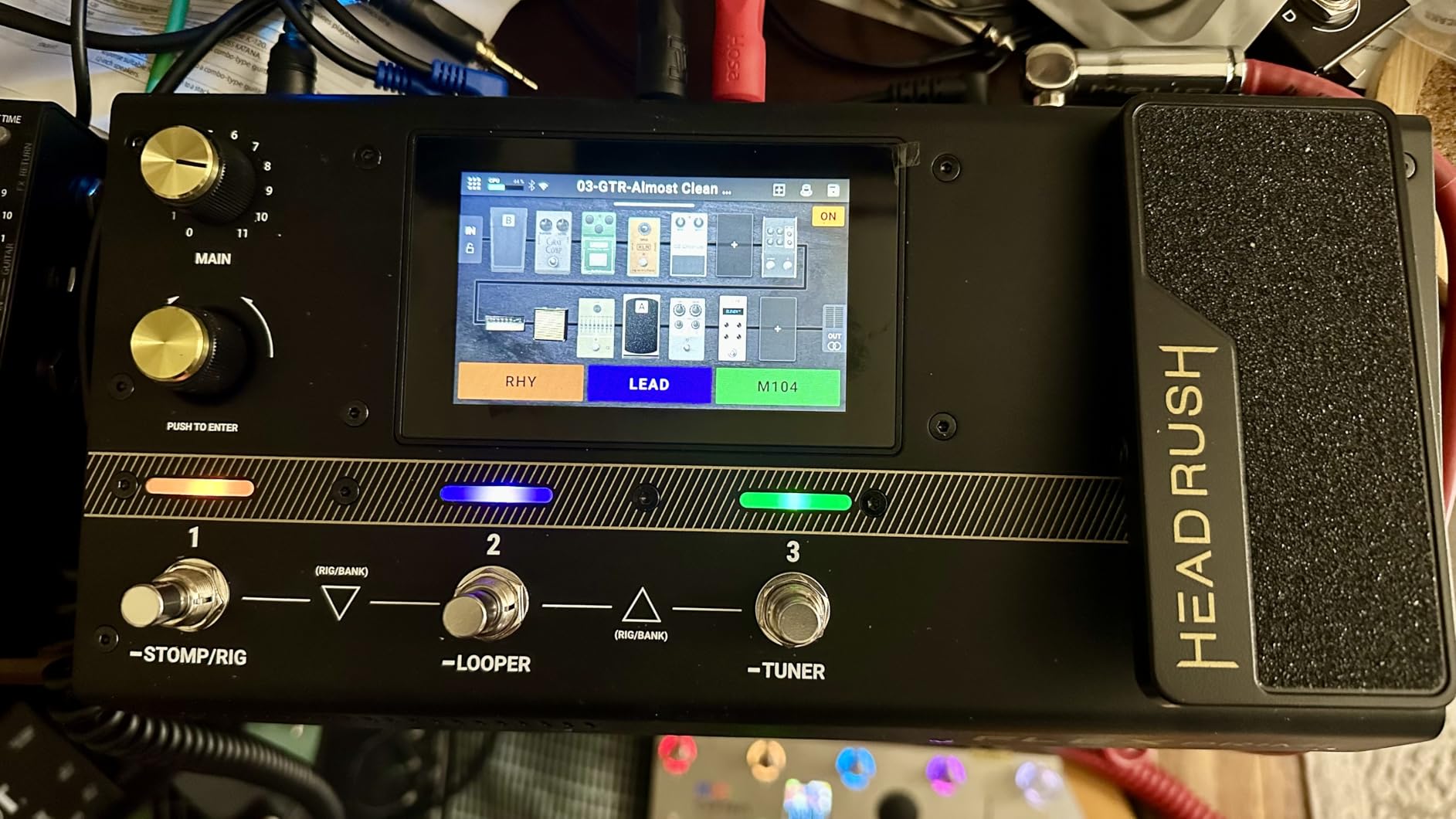 HeadRush Flex Prime - Guitar and Bass Multi Effects Pedal and Amp Modeling Processor with Touchscreen, Looper, Wi-Fi, Bluetooth, IR Loader, USB, Lessons customer photo 1