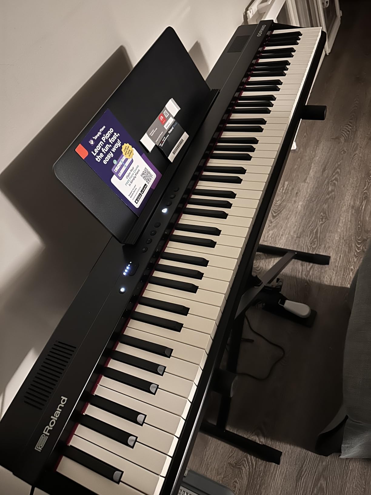 Roland GO:PIANO 88PX | Entry-Level Portable 88-Note Digital Piano | Lightweight Design | Battery-Powered Operation | Bluetooth & MIDI Connectivity customer photo 1