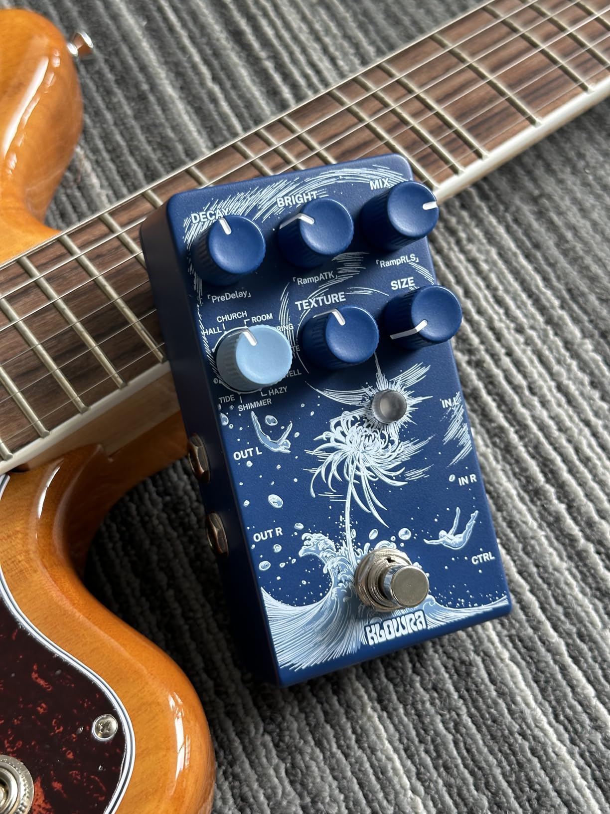 Sprout Modulation Guitar Pedal for Electric Guitar with CTRL Input, Digital Guitar Pedal with 9 Effects Rotary,Chorus,Flanger,Analog Dry Through,True Bypass, Tap Tempo,Presets customer photo 2