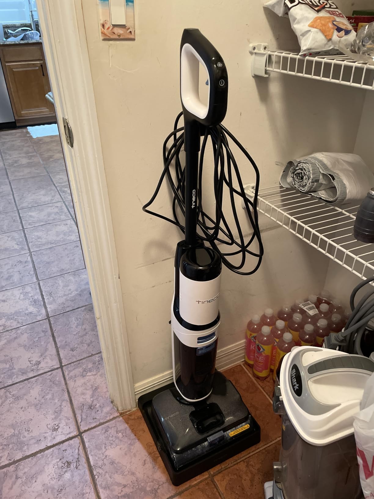 Tineco Corded 3-in-1 Wet Dry Vacuum Mop with Steam Function, FLOOR ONE S6 Stretch Steam, Tineco BoostSteam, 320℉ High-temp Steam Cleaning, 180° Lay-Flat, Anti-Tangle Design, One-Touch Self-Cleaning customer photo 1