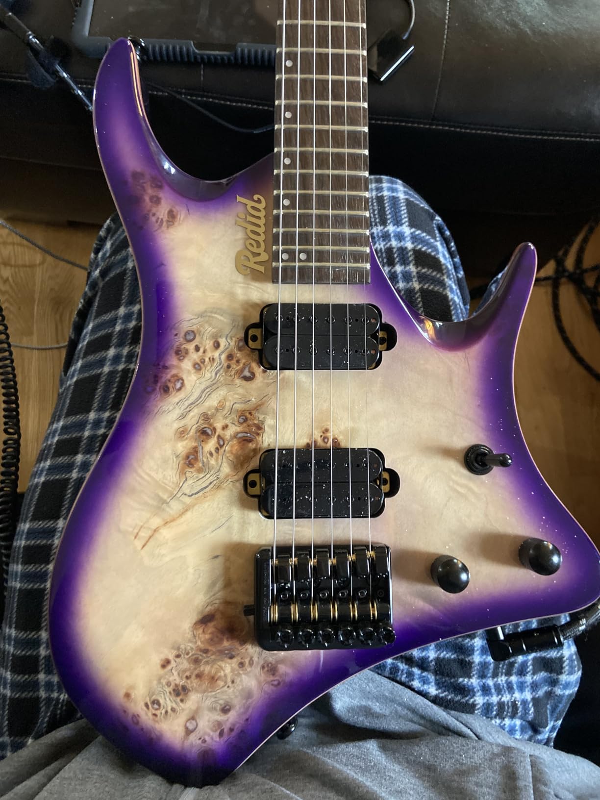 Redid Headless Electric Guitar, 25.5