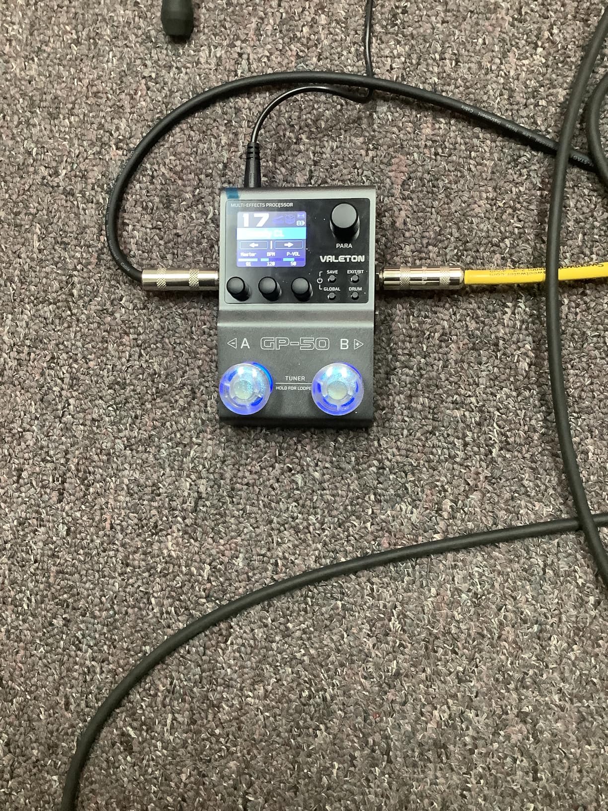 Valeton GP-50 Multi-Effects Processor | NAM & IR Loader with 100+ HD Effects, 9 Simultaneous Modules, BT App Control, 100 Patch Slots for Guitar/Bass customer photo 2