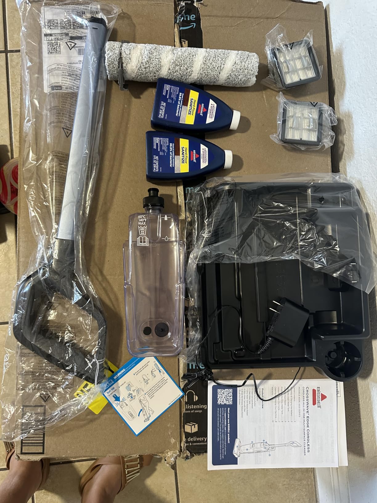 Bissell CrossWave Edge Cordless Plus Wet Dry Vacuum & Mop, 4329G customer photo 2