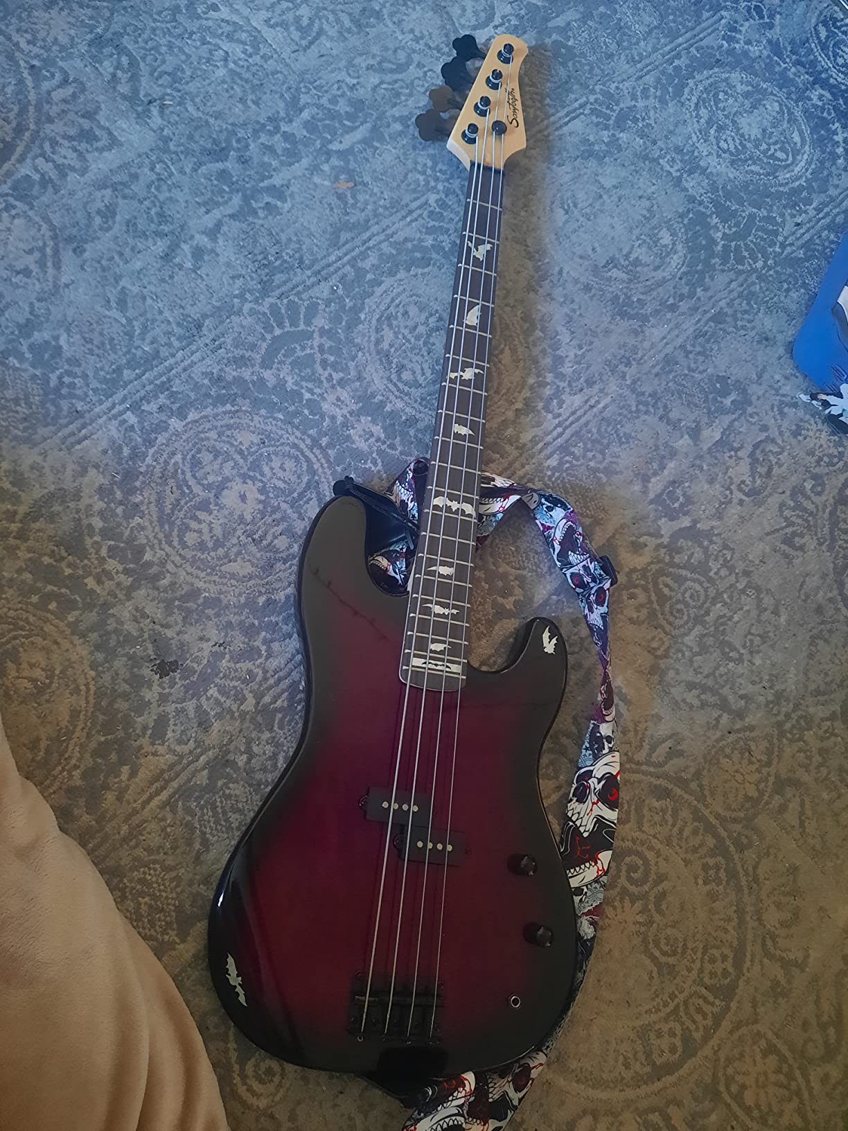 Sawtooth EP Series Alder Wood Electric Bass Guitar (Purple Alder Left-Handed) customer photo 2