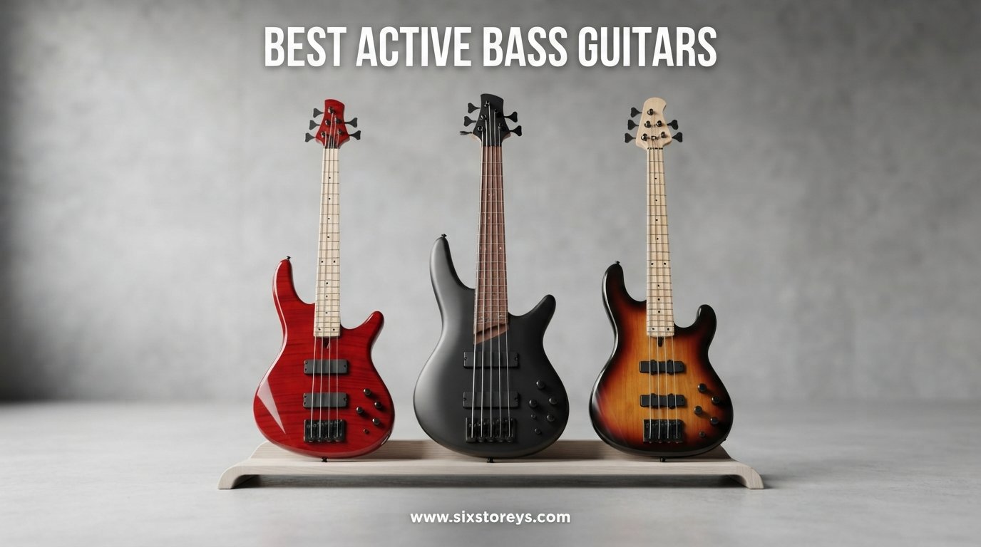 best active bass guitars