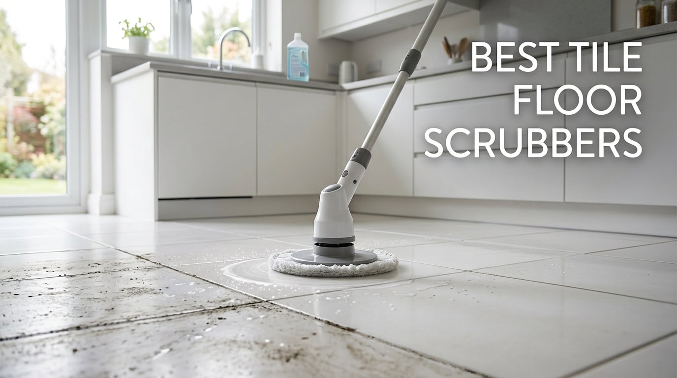 best tile floor scrubbers