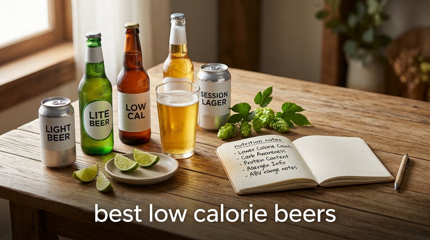 best low calorie beers